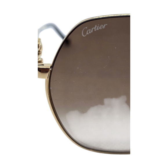 Cartier Brown and Gold Women\'s Sunglasses 100% AUTHENTIC main image 10